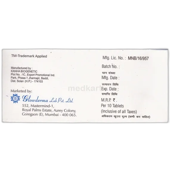 nicoglow tablet 10's